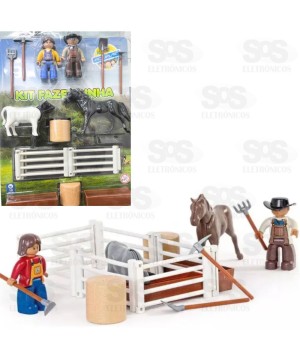 Minha Fazendinha 18 Peças Poliplac 8499