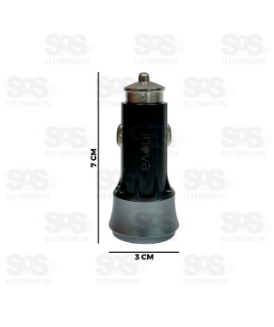 Carregador Veicular 4.1A Com 2 USB Inova GL23