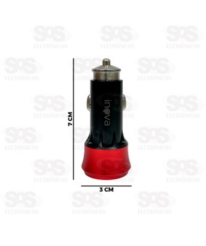 Carregador Veicular 45W Cabo Type C Inova GL12-C