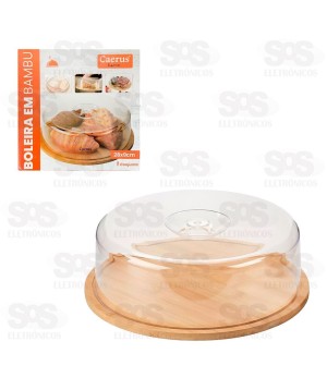Boleira de Bambu 28x9CM Caerus CRS-2312