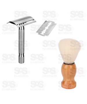 Kit Para Barbear 3 Peças Caerus CRS-2373