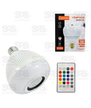 Lâmpada LED Musical Com Controle Remoto Caerus CRS-2216