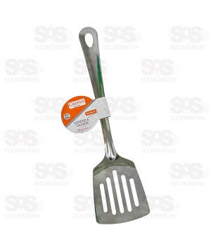 Espátula Vazada Aço Inox 24,5CM Caerus CRS-2753