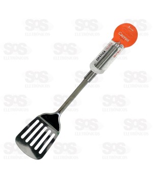 Espátula Vazada Aço Inox 35CM Caerus CRS-2759