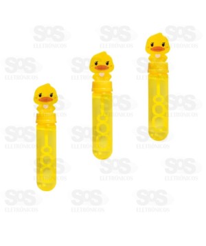 Kit Bolhas De Sabão Duck Com 3 Unidades Toy King TK-AB7733