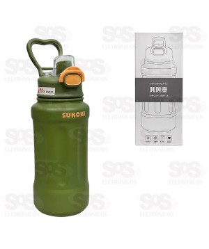 Garrafa Térmica 800ML Com Bico Cores Variadas