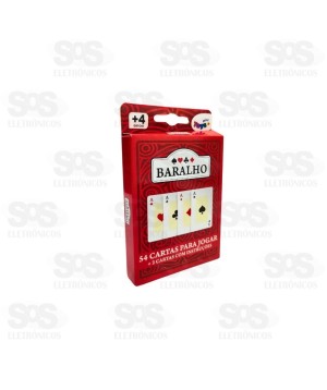 Baralho 54 Cartas Mini Toys 6339