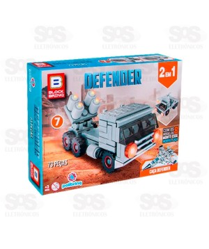 Bloco de Montar Defender Modelos Sortidos Polibrinq BM035