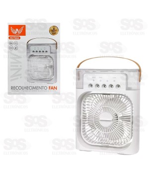 Ventilador Portátil Com Umidificador e LED Altomex AL-F666