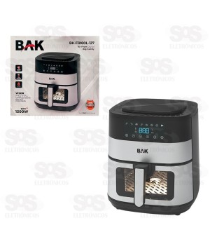 Fritadeira Elétrica Air Fryer 8 Litros 127V Bak BK-FRI80L-127