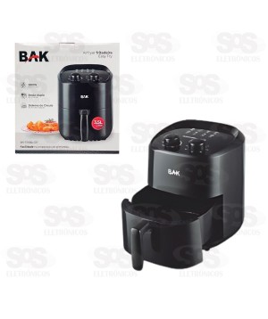Fritadeira Elétrica Air Fryer 3,5 Litros 127V Bak BK-FRI35L-127