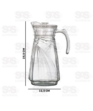 Jarra de Vidro Com Tampa 1,5 Litros BMJ-138PAP