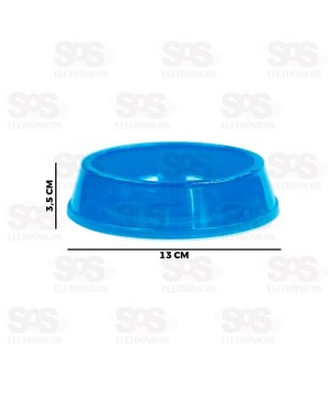 Comedouro Transparente Glitter 160ML Cores Variadas Pet Toys