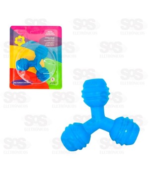 Mordedor Triângulo Maciço Para Cachorro 10,5CM Pet Toys