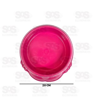 Comedouro Pequeno de Plástico 700ML Cores Variadas 0161B