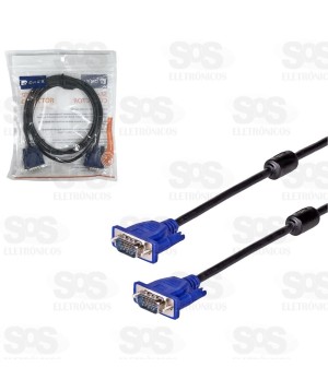 Cabo VGA 1,5 Metros VGA-1201