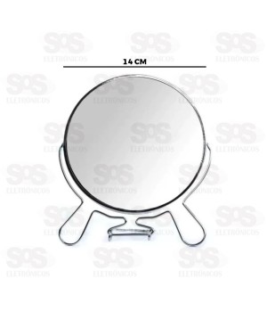 Espelho Dupla Face Com Zoom 6 Polegadas 14CM AIH1110