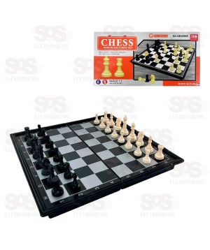 Jogo De Xadrez Magnético 19CM Hai Brasil AIH1600