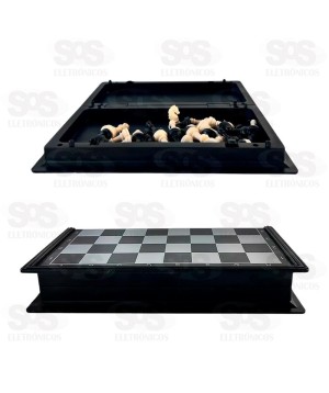 Jogo De Xadrez Magnético 19CM Hai Brasil AIH1600