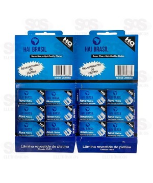 Lâmina Para Barbear 12 Caixas Hai Brasil AIH1165