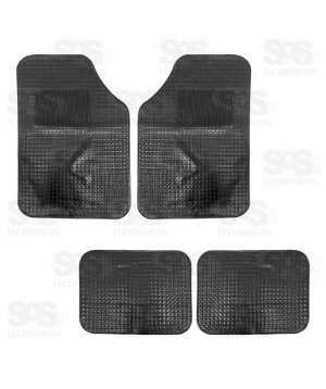 Kit Tapete Para Carro Emborrachados 4 Peças Hai Brasil YT7