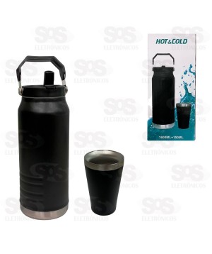 Garrafa Térmica 1600ML Com Copo 150ML BM-P1738