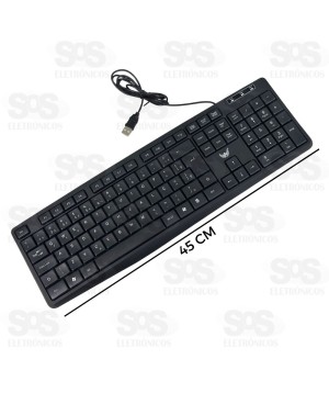Teclado Padrão USB Macio Altomex A-530
