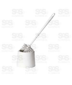 Escova Sanitária 35cm Com Suporte Flora Cores Sortidas