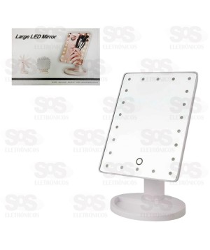 Espelho Com LED Touch Para Maquiagem AJ-P20