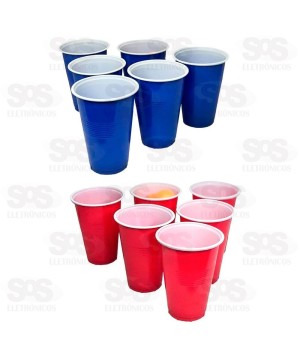 Jogo de Drinks Beer Pong 12 Copos HM6587