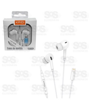 Fone Auricular Com Microfone IPhone Kaidi KD-735