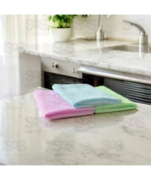  Pano De Microfibra Para Limpeza 3 Unidades HX7147