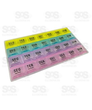 Porta Comprimido Semanal 28 Dias HX4738