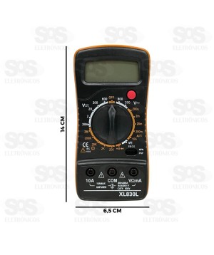 Multímetro Digital Com Cabo 3216