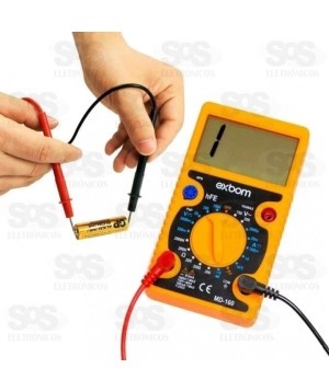 Multímetro Digital Com Cabo Exbom MD-160