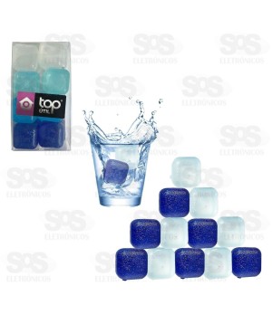 Gelo Artifícial 16 Cubos Coloridos Top Útil TOP1885