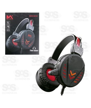 Fone De Ouvido Gamer Com LED Maxmidia MAX-G010