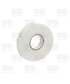 Fita Adesiva Dupla Face Branca 2,7 Metros FBG 3080