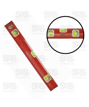 Nível de Alumínio Base Magnética  3 Ampolas 40Cm YA-1103