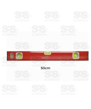 Nível de Alumínio Base Magnética  3 Ampolas 50Cm YA-1028