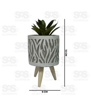 Vaso Com Planta Artifícial Top Útil TOP1511