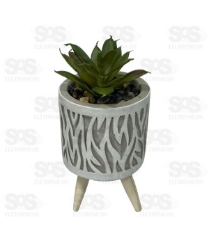 Vaso Com Planta Artifícial Top Útil TOP1511