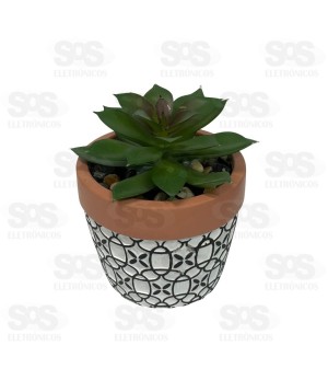 Vaso Com Planta Artifícial Top Útil TOP1514