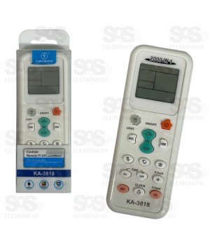Controle Remoto Para Ar Condicionado Universal Kapbom KA-3818