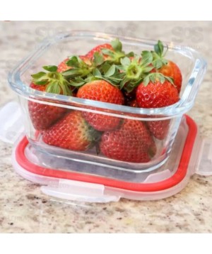 Pote Hermético Quadrado De Vidro 520ml TOP1200