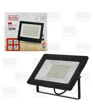 Refletor Eco Quadrado LED Branco 30W Black+Decker BDR1-2400
