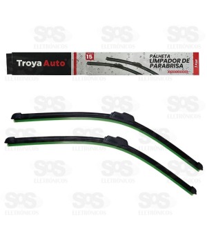 Limpador De Para-Brisa Siliconado 38cm TRY-0005