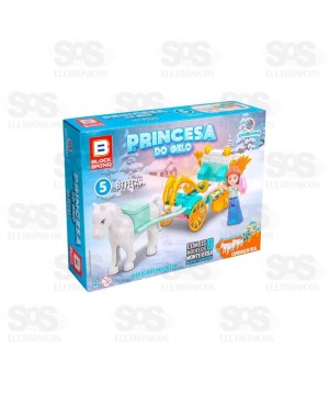 Bloco de Montar Princesa Do Gelo Modelos Sortidos Polibrinq BM036