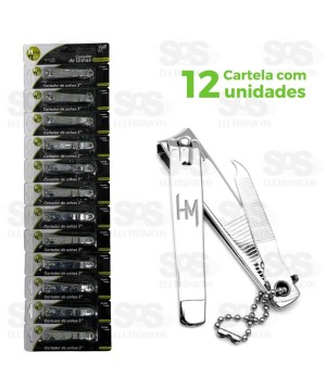 Cortador De Unha 3 Polegadas 12 Unidades HM-09