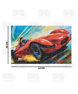 Quebra-Cabeça Carro Veloz 160 Peças Mini Toys 6370